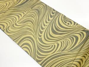 渦模様織出し名古屋帯